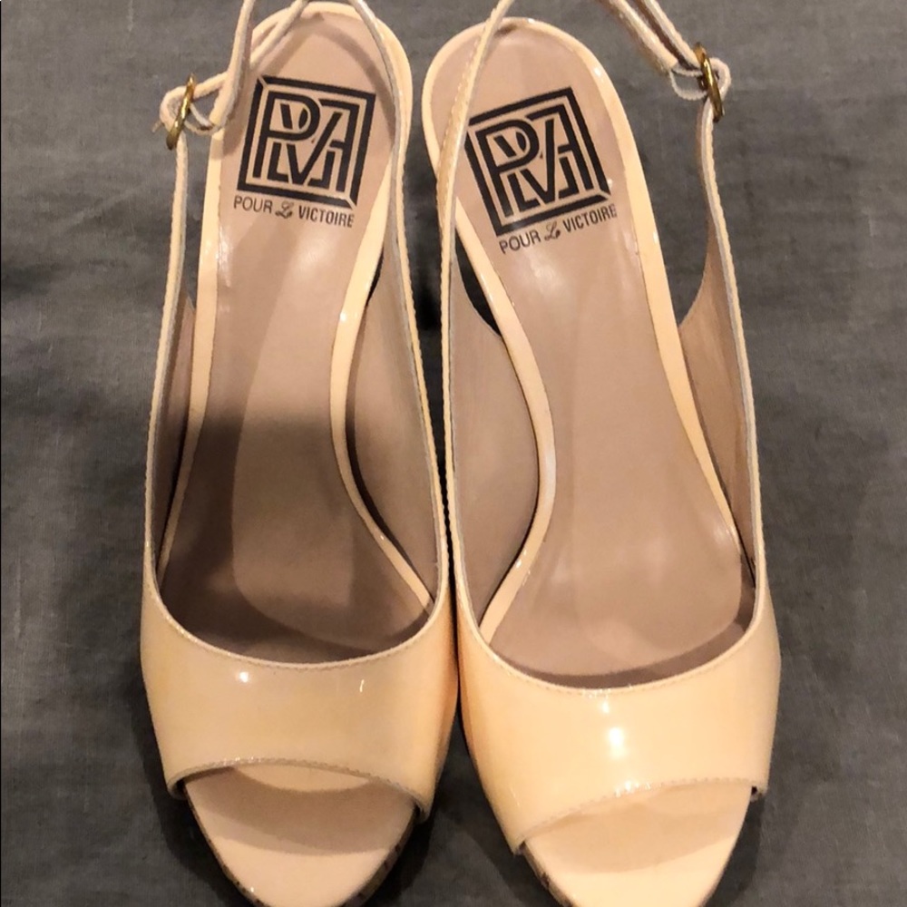 Cork wedge sandals